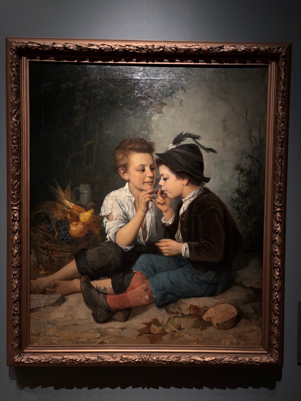 Cigar-smoking boys